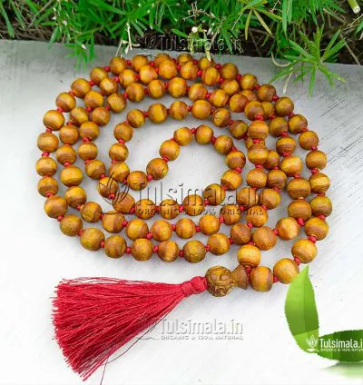 Krishna Tulsi 108+1 Original Tulsi Japa Mala 12mm Beads Size