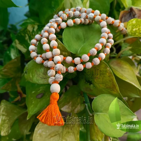 108+1 Beads Pure Tulsi Japa Mala 6mm Beads Size