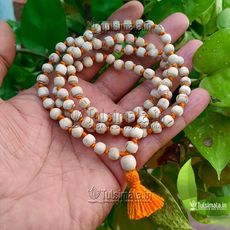 108+1 Beads Pure Tulsi Japa Mala 6mm Beads Size