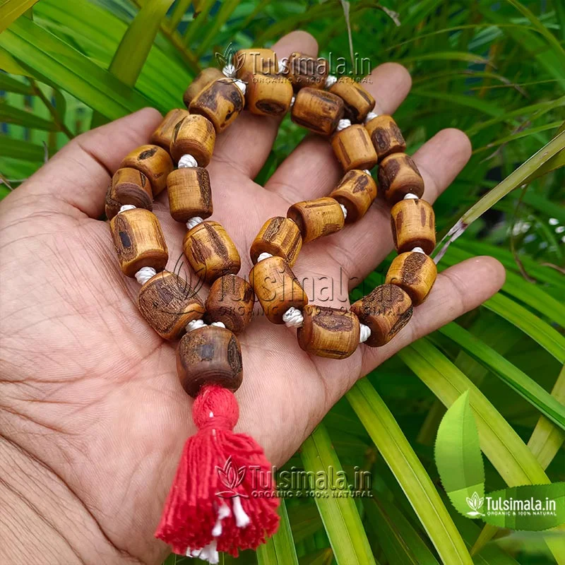 27+1  Original Shri Krishna Tulsi Japa Mala Big to Small
